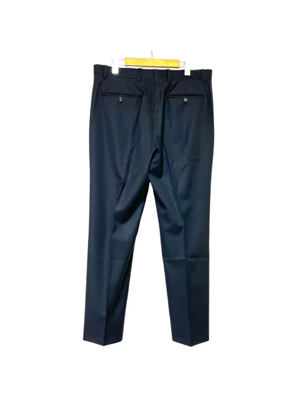 Gucci Michele Era Solid Tailored Jacket Trousers Pants Suit Set Black